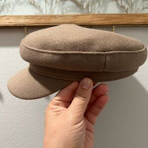 Universal Thread Womens Taupe Wool Adjustable Greek Fisherman's Hat